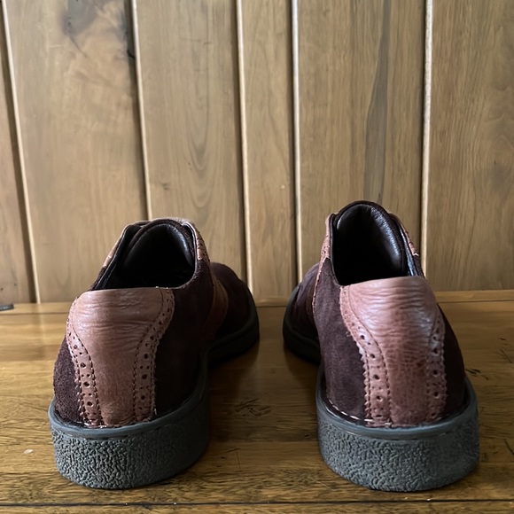 Size 10 Mens Born Suede Leather Wingtip Oxfords